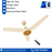 Belvin Fan Tulip AC/DC -Ceiling Fan